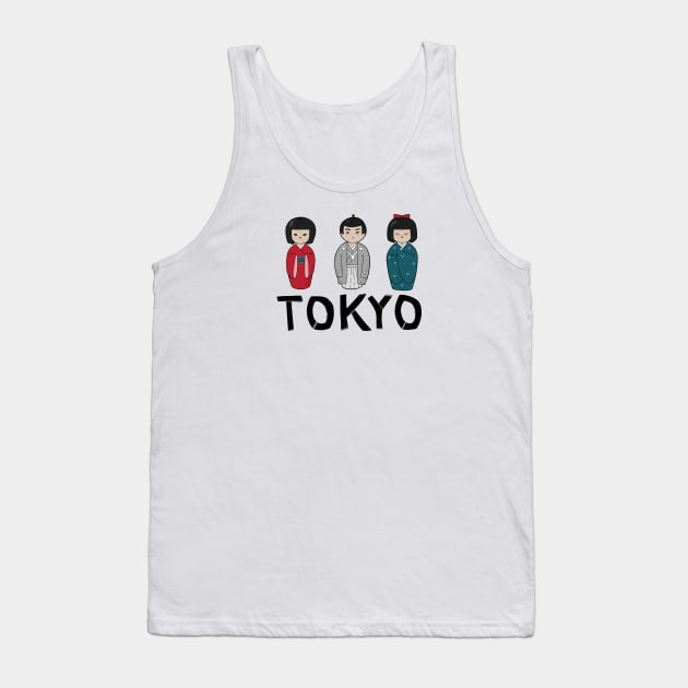 Tokyo Tank Top by Newcoatofpaint